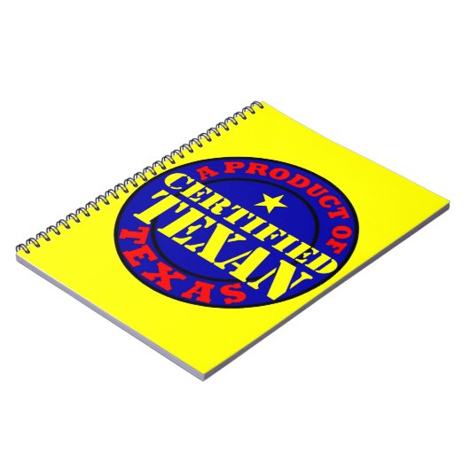 GECERTIFICEERD TEXAANS NOTITIEBOEK (Linkerzijde)