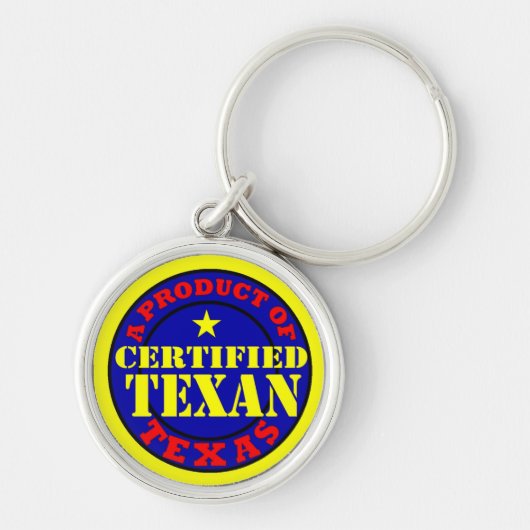 GECERTIFICEERD TEXAANS SLEUTELHANGER (Voorkant)