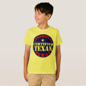GECERTIFICEERD TEXAANS T-SHIRT (Voorkant volledig)