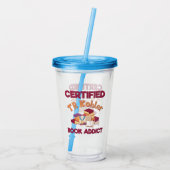 Gecertificeerd TR Kohler Book Addict Acryl Drinkbeker (Achterkant)