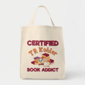 Gecertificeerd TR Kohler Book Addict Tote Bag (Voorkant)