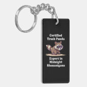 Gecertificeerd Trash Panda Grappig Schattige Kawai Sleutelhanger (Voorkant Links)