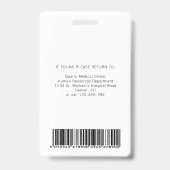 Gecertificeerd verpleegkundige assistent, thuisver badge (Achterkant)