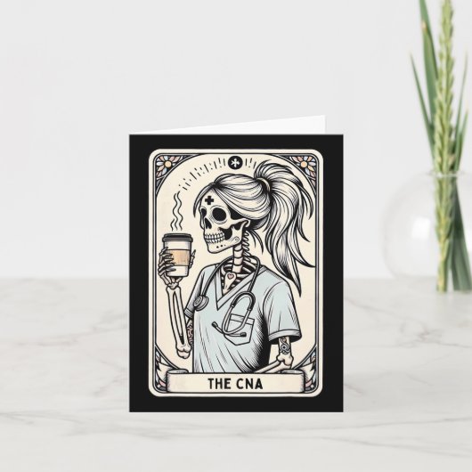 Gecertificeerd Verpleegkundige Istant Tarot Kaart (Voorkant)