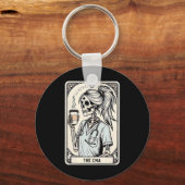 Gecertificeerd Verpleegkundige Istant Tarot Kaart Sleutelhanger (Voorkant)