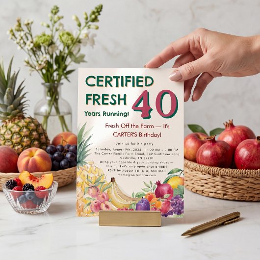 Gecertificeerd Vers 40 Jaar Lopen Fruitboerderij Kaart