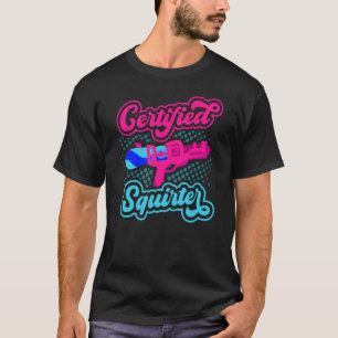 Gecertificeerd vierkant water Pistool Pistool T-shirt