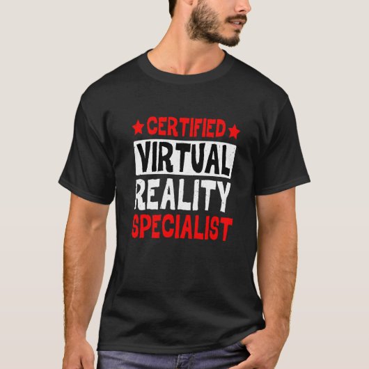 Gecertificeerd Virtual Reality Specialist T-shirt (Voorkant)