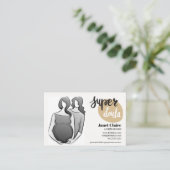 gecertificeerd visitekaartje van het geboortedoula (Staand voorkant)