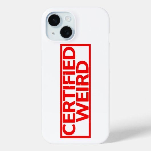 Gecertificeerd vogelstempel Case-Mate iPhone case (Achterkant)