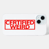 Gecertificeerd vogelstempel Case-Mate iPhone case (Achterkant (horizontaal))