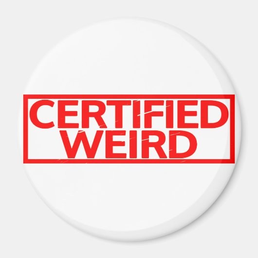 Gecertificeerd vogelstempel magneet (Voorkant)