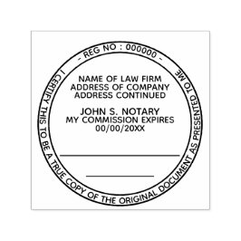 Gecertificeerd voor eensluidend afschrift notaris   zelfinktende stempel