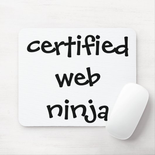 gecertificeerd web ninja muismat (Met muis)