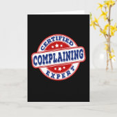 Gecertificeerd zegel van een klaagdeskundige kaart (Gele Bloem)