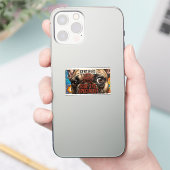 Gecertificeerd Zijdelingse Blik Specialist Grappig Sticker (Telefoon)