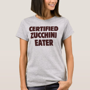 Gecertificeerd Zucchini Eter Grappige Tuinieren Zo T-shirt