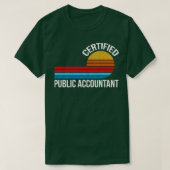 Gecertificeerde accountant 2 t-shirt (Design voorkant)