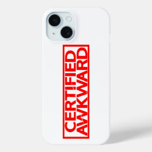 Gecertificeerde Awkward Stamp iPhone 15 Case
