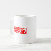 Gecertificeerde Awkward Stamp Koffiemok (Voorkant links)