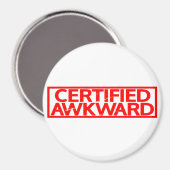 Gecertificeerde Awkward Stamp Magneet (Voorkant / Achterkant)