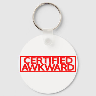 Gecertificeerde Awkward Stamp Sleutelhanger
