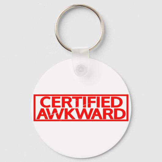 Gecertificeerde Awkward Stamp Sleutelhanger (Voorkant)