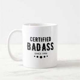 Gecertificeerde Badass Sinds 19XX Aangepast Jaar Koffiemok