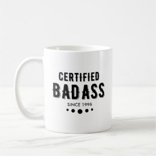 Gecertificeerde Badass Sinds 19XX Aangepast Jaar Koffiemok