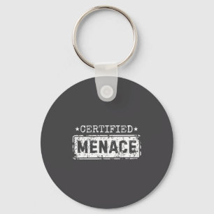 Gecertificeerde bedreiging Grappige humor grap Sar Sleutelhanger
