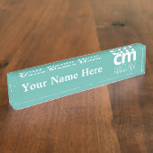 Gecertificeerde beheerdersnaam naambordje (Zijkant)