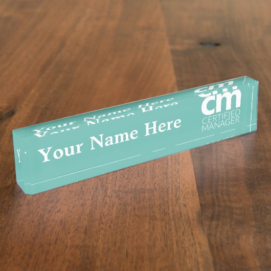 Gecertificeerde beheerdersnaam naambordje (Zijkant)