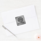 Gecertificeerde betweter vierkante sticker (Envelop)
