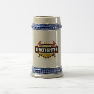 Gecertificeerde brandweerman bierpul