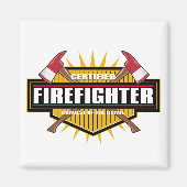 Gecertificeerde brandweerman magneet (Voorkant)