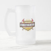 Gecertificeerde brandweerman matglas bierpul (Links)