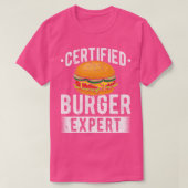 Gecertificeerde Burger Expert Burger Lover T-shirt (Design voorkant)