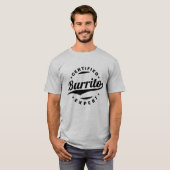 Gecertificeerde Burrito-deskundige T-shirt (Voorkant volledig)