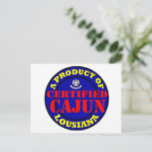 GECERTIFICEERDE CAJUN BRIEFKAART (Staand voorkant)