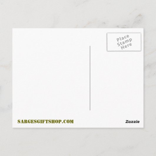 GECERTIFICEERDE CAJUN BRIEFKAART (Achterkant)