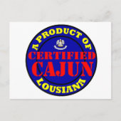 GECERTIFICEERDE CAJUN BRIEFKAART (Voorkant)