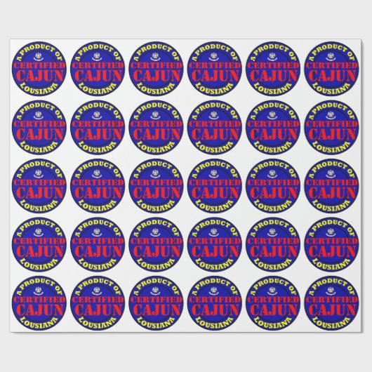 GECERTIFICEERDE CAJUN CADEAUPAPIER (Vlak)