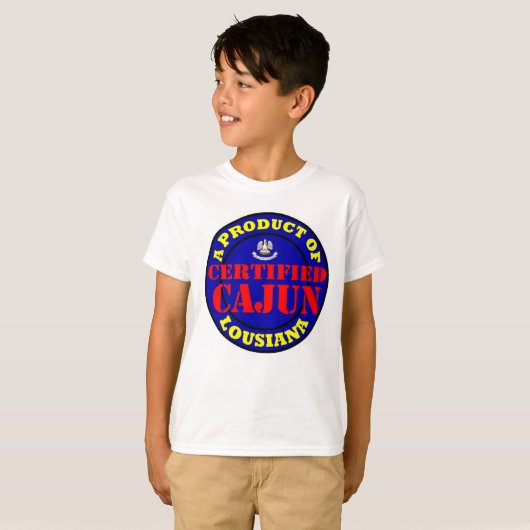 GECERTIFICEERDE CAJUN T-SHIRT (Voorkant volledig)