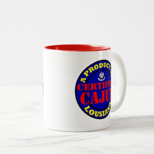 GECERTIFICEERDE CAJUN TWEEKLEURIGE KOFFIEMOK (Voorkant rechts)