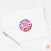 Gecertificeerde Catspotter Ronde Sticker (Envelop)