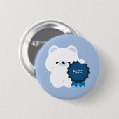 Gecertificeerde Chaos IJsbeer Ronde Button 5,7 Cm (Voorkant /achterkant)