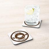 Gecertificeerde CoffeeHolic Stempel Klassiek  Bier Onderzetter (Rechterzijde)