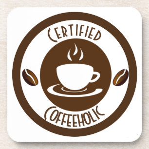 Gecertificeerde CoffeeHolic Stempel Klassiek  Bier Onderzetter