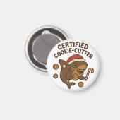 Gecertificeerde Cookie-Cutter Grappige Kersthaai P Magneet (Voorkant / Achterkant)