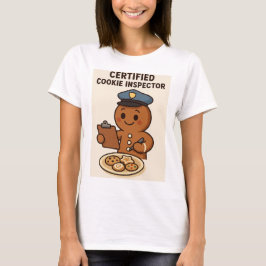 Gecertificeerde Cookie Inspecteur Peperkoek Man T-shirt